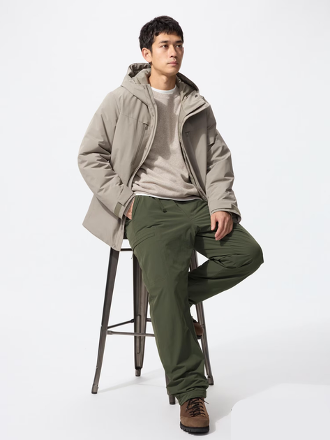 Штани Uniqlo розмір L оливкові (57) (479375) - Фото 1 Штани Uniqlo розмір L оливкові (57) (479375) - зображення 1