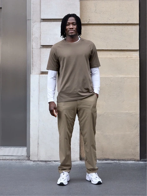 Штани Uniqlo розмір L хакі (33) (479375) - зображення 6