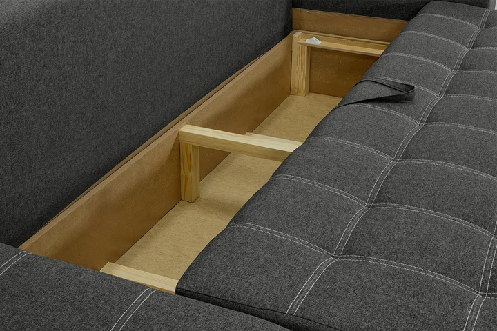 Диван угловой Сити Плюс 300×150 см, серый - изображение 10