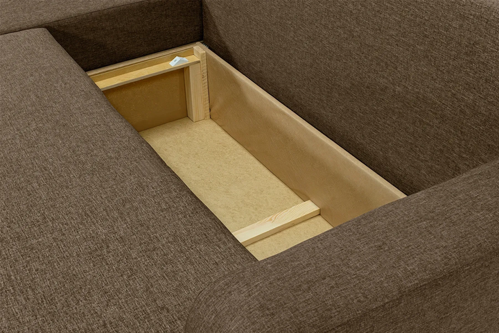 Диван угловой Париж 235×150 см, бежевый - изображение 9