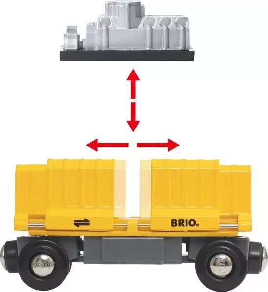 Локомотив Brio World товарний поїзд із трьома вагонами (7312350339826) - зображення 5