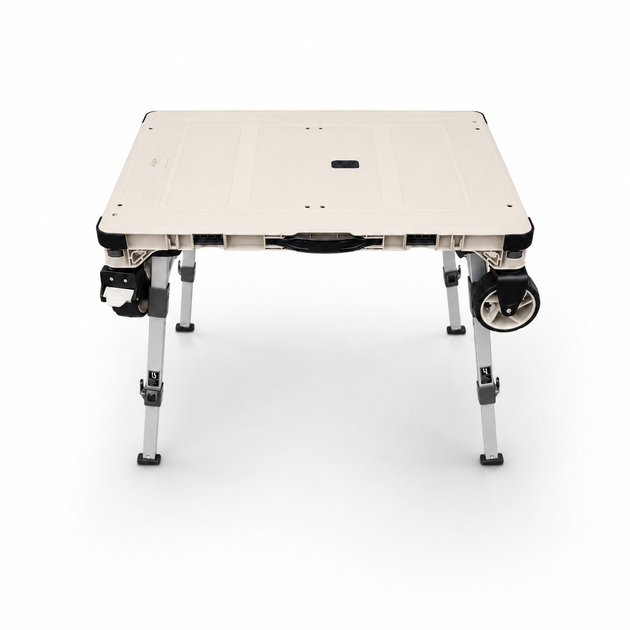 Стол тележка трансформер складной Helper HP - 1183 10 в 1 до 100 кг для пикника работы кемпинга мобильный рабочий стол для мастерской с телескопическими ножками раскладной алюминиевый столик в гараж - изображение 2