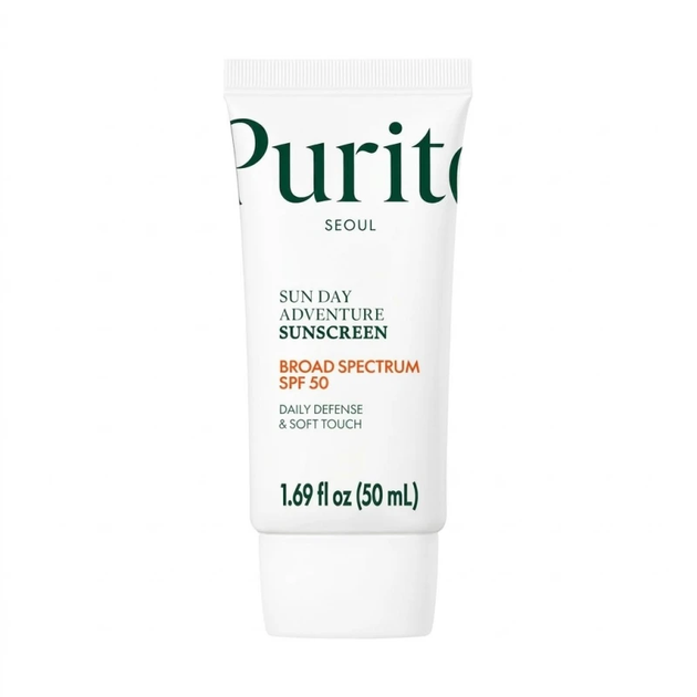 Легкий сонцезахисний крем для обличчя Purito Sun Day Adventure Sunscreen SPF50+ PA++++ 50 мл - щоденний захист, комфорт - Фото 2 Легкий сонцезахисний крем для обличчя Purito Sun Day Adventure Sunscreen SPF50+ PA++++ 50 мл - щоденний захист, комфорт - зображення 2
