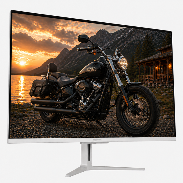 Моноблок 23.8" Medion (Lenovo Group) Cepter A440-01 | AMD Ryzen 3 3200U | IPS (1920x1080) FullHD | RAM 8 ГБ | SSD 512 ГБ | AMD Radeon Vega 3 Graphics | Wi-Fi 5 | Тонкий корпус | Win11 (5086) - Уценка - изображение 2