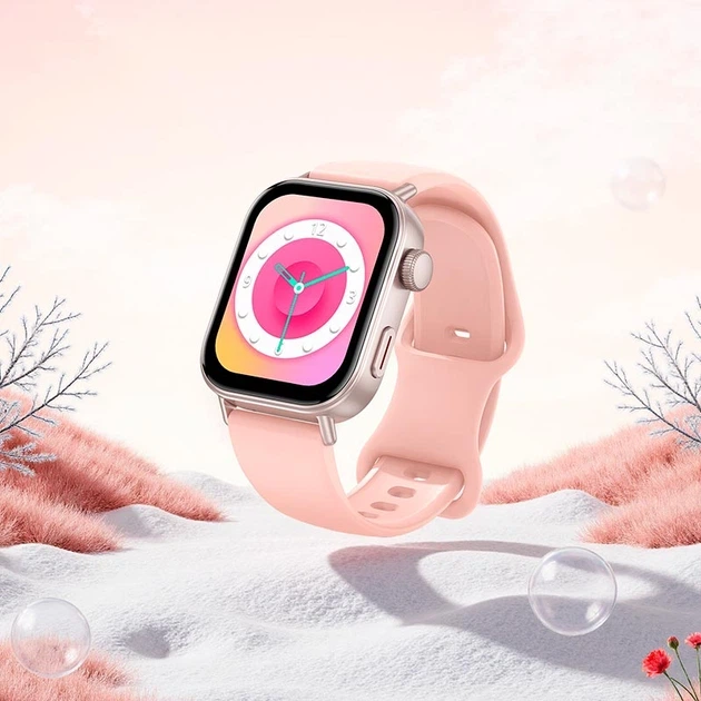 Смарт-годинник Hoco Y32 Smart Sports Watch (Call Version) Pink - зображення 6