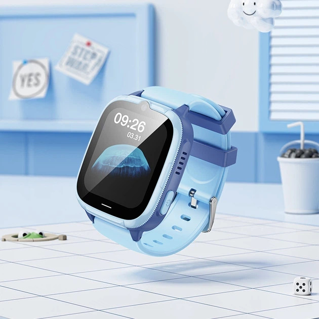 Смарт-часы Hoco Y106 4G Children Phone Watch (Call Version) Blue - изображение 3