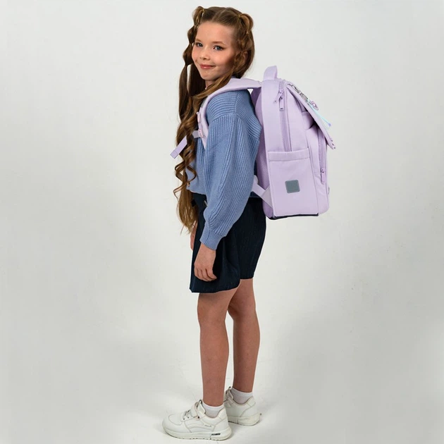 Рюкзак школьный ортопедический Kite Education So Cute, для девочек, сиреневый (K26-772M-1) - изображение 12