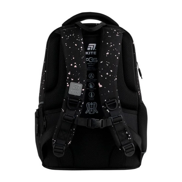 Рюкзак шкільний для підлітка Kite Education Teens Holographic, для дівчаток, чорний (K26-727M-1) - зображення 10