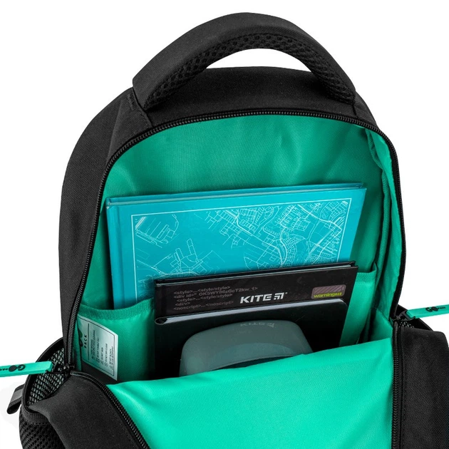 Рюкзак шкільний ортопедичний GoPack Education New Level, для хлопчиків, чорний (GO26-182M-8) - зображення 12