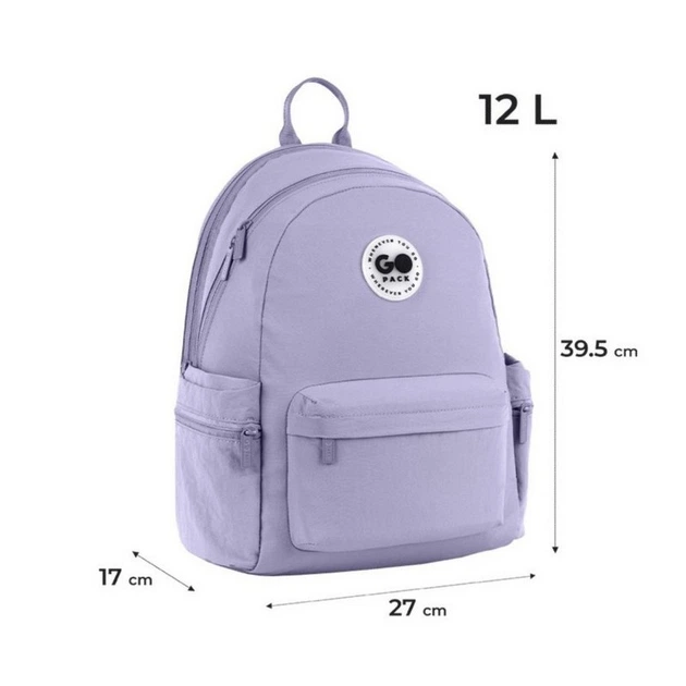 Рюкзак для подростка (городской) GoPack Education Teens, для девочек, сиреневый (GO26-2510M-3) - изображение 9