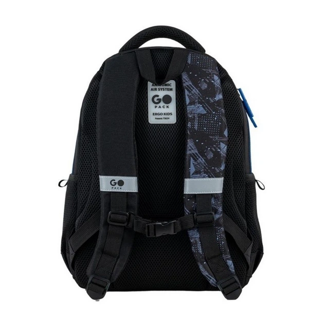 Рюкзак школьный ортопедический GoPack Education Fearless Vibe, для мальчиков, чёрный (GO26-182M-6) - изображение 2