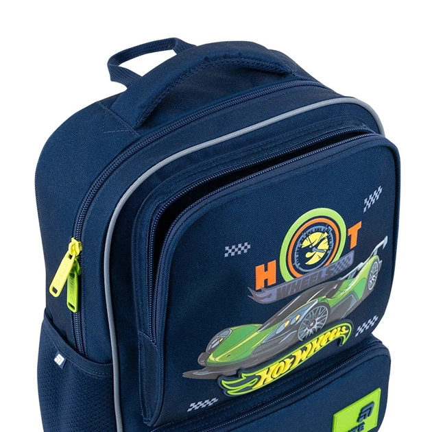 Рюкзак детский Kite Kids Hot Wheels, для мальчиков, синий (HW26-559XS) - изображение 12