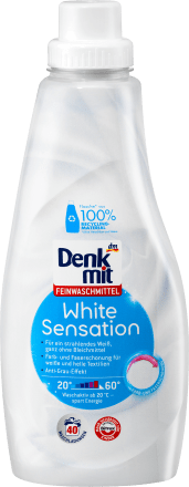 Denkmit White Sensation гель для стирки белого белья 1л (40 стирок) - Фото 1 Denkmit White Sensation гель для стирки белого белья 1л (40 стирок) - изображение 1