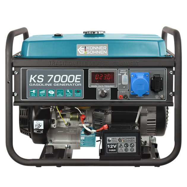 Генератор бензиновий Könner&Söhnen KS 7000E - Фото 1 Генератор бензиновий Könner&Söhnen KS 7000E - зображення 1