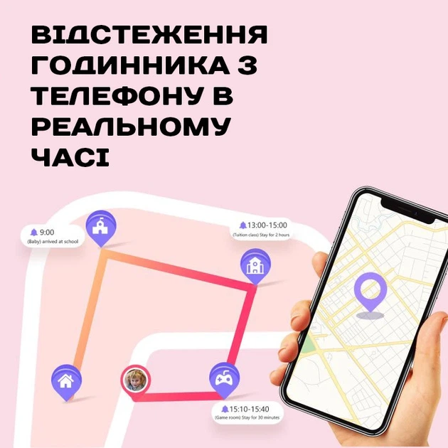 Розумний смарт годинник Smart Kinder GPS Tracking - изображение 4