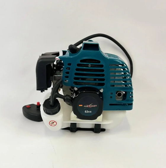 Бензиновая мотокоса MaXpawer GS-151 6.5 л.с. 52 см³ 6500 Вт 11000 об/мин с ножами и катушкой синяя - изображение 3
