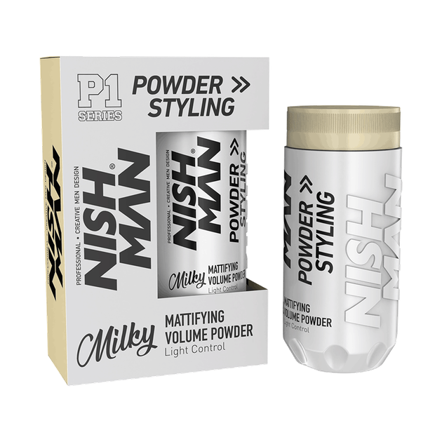 Пудра для укладки волос Nishman Styling Powder Wax P1 Milky 20 г - Фото 1 Пудра для укладки волос Nishman Styling Powder Wax P1 Milky 20 г - изображение 1
