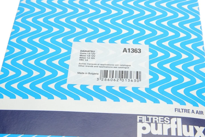 Фільтр повітряний Purflux A1363 Daihatsu Sirion; Geely MK 1780197201, 1780197201000 - Фото 4 Фільтр повітряний Purflux A1363 Daihatsu Sirion; Geely MK 1780197201, 1780197201000 - изображение 4