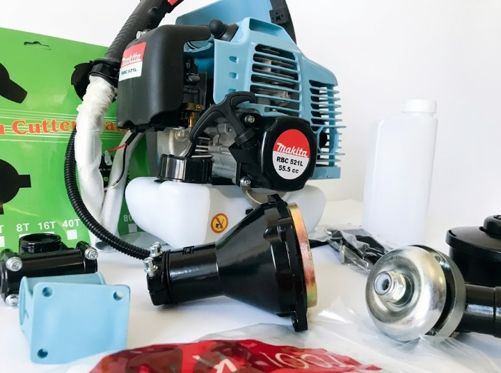 Мотокоса Makita RBC 521 L бензиновая 2,9 кВт/52 см³ мощный 2-тактный бензотриммер для кошения травы сорняков и густой растительности профессиональная бензокоса для сада дачи и приусадебного участка - изображение 7