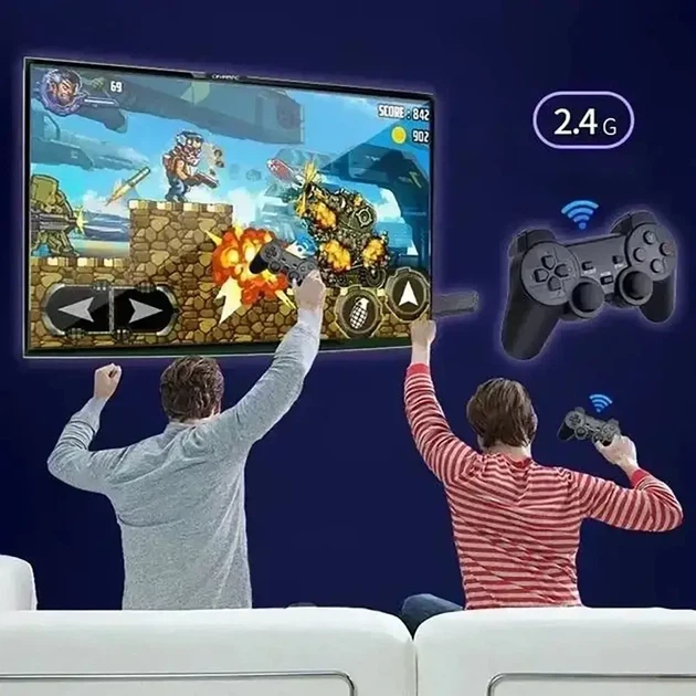 Игровая приставка 64G, два джойстика Game Stick Lite M8 / Игровая консоль для телевизора 21500 игор, уценка - Фото 6 Игровая приставка 64G, два джойстика Game Stick Lite M8 / Игровая консоль для телевизора 21500 игор, уценка - изображение 6