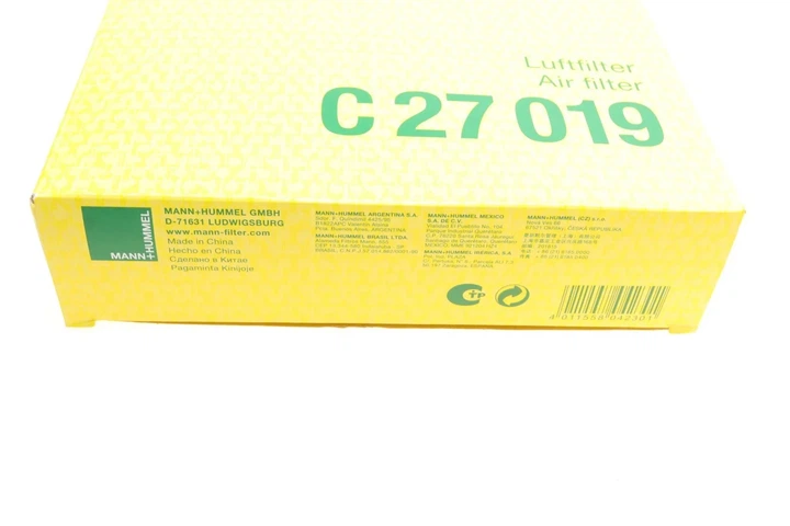 Повітряний фільтр MANN C27019 Mazda 6, 3, CX-5 PE07133A0A, PEAR133A0 - изображение 7