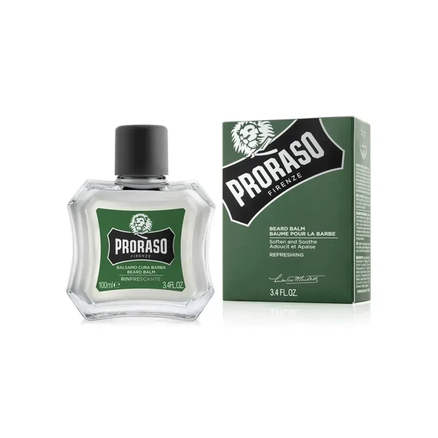 Бальзам для бороды Proraso Beard Balm Refresh 100 мл освежающий уход для бороды и кожи с эвкалиптом, розмарином и бергамотом - изображение 6
