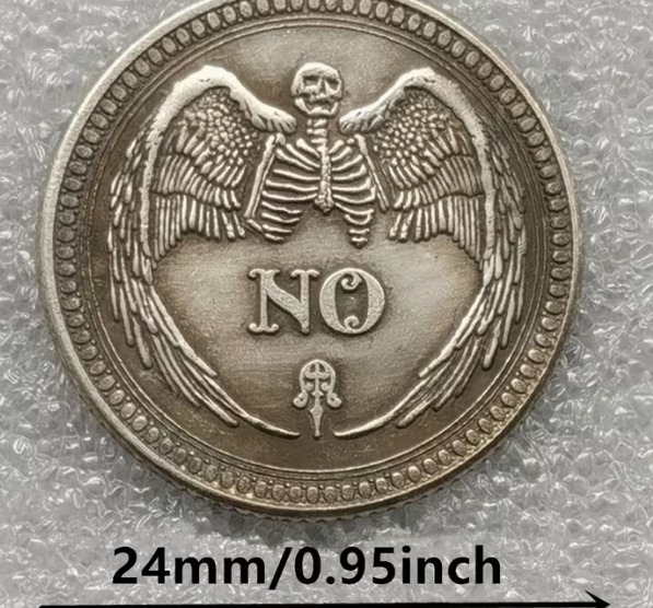 Сувенірна металева монета Yes/No (Так/Ні) монета для прийняття рішень - изображение 8