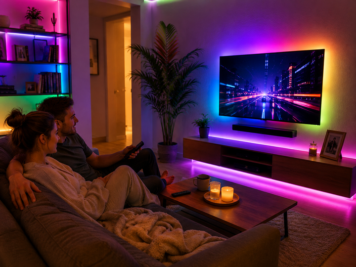 Гнучка світлодіодна стрічка RGB USB 15м / Стрічка на USB на монітор, меблі + пульт / LED стрічка від павербанку - зображення 2