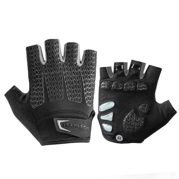 Велосипедні рукавички Rockbros S169BGR XXL з гелевими вкладками Grey (S169BGR-XXL) - зображення 2