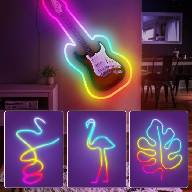 Світлодіодна стрічка 10 мз пультом та керуванням через додаток LED Neon RGB USB - зображення 6