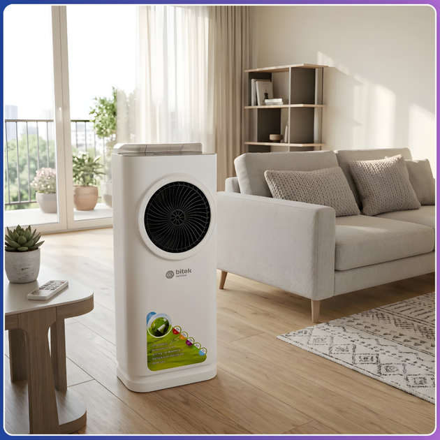 Портативный кондиционер BITEK BT-5500 4000W с охлаждением обогревом и увлажнением - изображение 7