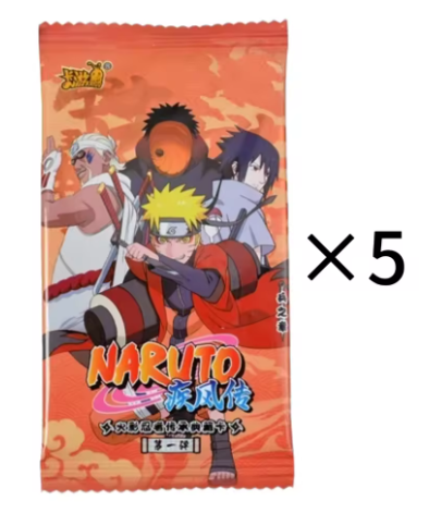 Карточки сувенирные картонные коллекционные Наруто Kayou Tier 1 Wave 5 бустеров по 5 карт, игральные карты аниме - изображение 7