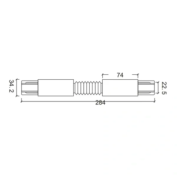 Конектор гнучкий OLEDIM OT505 чорний - зображення 2