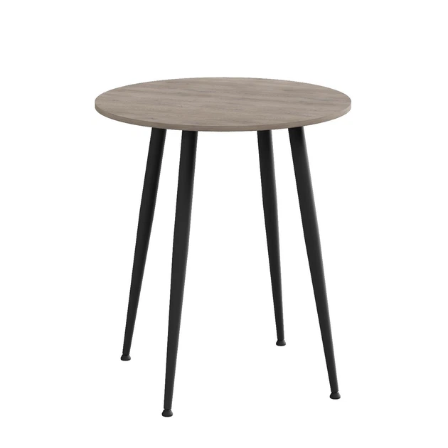Стол круглый OPTIMA 4 ноги на конус Ferrum-decor 750x670x670 Черный металл ДСП Дуб Кремона Канолло 16 мм (OPTIM4401) - Фото 7 Стол круглый OPTIMA 4 ноги на конус Ferrum-decor 750x670x670 Черный металл ДСП Дуб Кремона Канолло 16 мм (OPTIM4401) - изображение 7