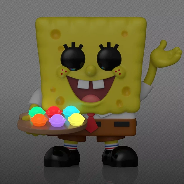Фігурка Funko POP! SpongeBob SquarePants Губка Боб з крабсбургерами (92009) - зображення 3