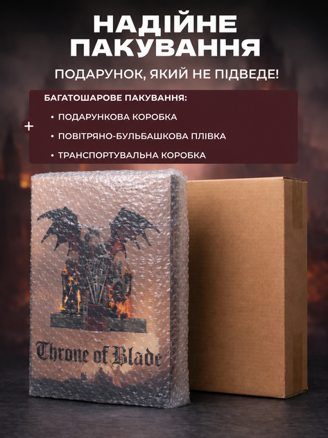 Румбокс Гра престолів з LED-підсвіткою Бук Нук Book Nook 3D DIY конструктор - зображення 8