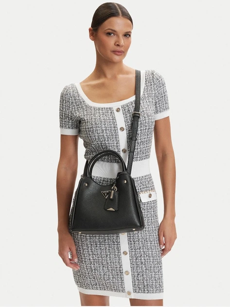 Сумка кросс-боди через плечо женская из искусственной кожи средняя Guess Handbag HWBG69-74050-BLA Black (198659054649) - изображение 2