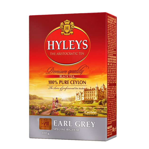 Чай Hyleys Earl Grey Tea 100 г крупнолистовий - Фото 1 Чай Hyleys Earl Grey Tea 100 г крупнолистовий - зображення 1