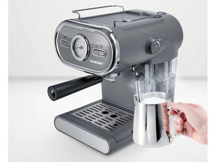 Эспрессо-машина Кофеварка рожковая Silver Crest SEM 1100 D3, 15 Bar, 1100 Вт - изображение 6