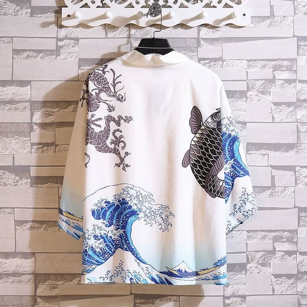 Накидка-кімоно стиль хаорі Honey Fashion Accessories Onesize білий (50к021) - изображение 2
