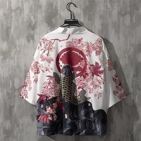Накидка-кімоно стиль хаорі Honey Fashion Accessories Onesize білий (50к024) - изображение 2