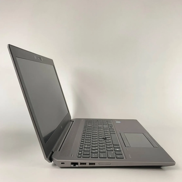 Мобильная рабочая станция Б-класс HP zBook 15 G5 / 15.6" (1920x1080) IPS / Intel Core i7-8750H (6 (12) ядер по 2.2 - 4.1 GHz) / 16 GB DDR4 / 250 GB SSD / nVidia Quadro P2000, 4 GB GDDR5, 128-bit / WebCam / Fingerprint б/у + Подарок Беспроводная мышь / USB - изображение 4
