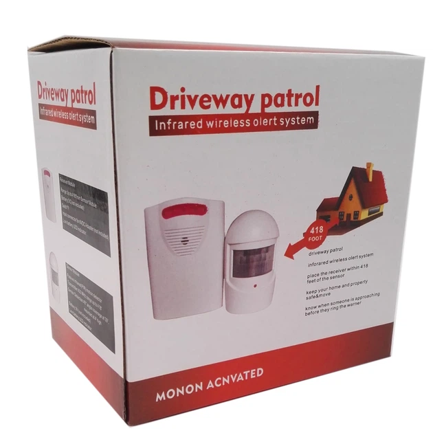 Сигнализация беспроводная Driveway Patrol 221 White для дома и двора дальность обнаружения до 418 футов защита IP44 (221) - Фото 2 Сигнализация беспроводная Driveway Patrol 221 White для дома и двора дальность обнаружения до 418 футов защита IP44 (221) - изображение 2