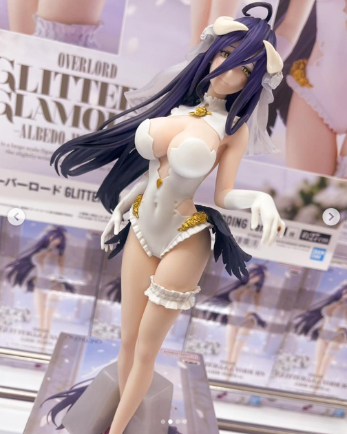 Аніме фігурка Banpresto Альбедо Albedo Wedding Ver Glitter Glamours Overlord 27 см - Фото 8 Аніме фігурка Banpresto Альбедо Albedo Wedding Ver Glitter Glamours Overlord 27 см - зображення 8