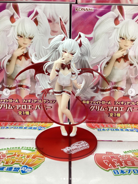 Аніме фігурка Konami Грін Алое Green Aloe Bunny Ver Mahjong Fight Girls 13 см - зображення 5