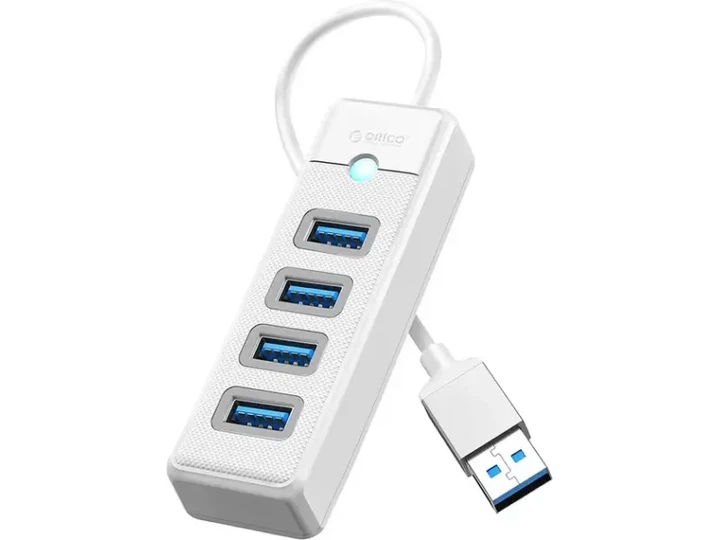 USB-хаб Orico PW4U-U3-015-WH-BP (CA914869) - Фото 1 USB-хаб Orico PW4U-U3-015-WH-BP (CA914869) - зображення 1