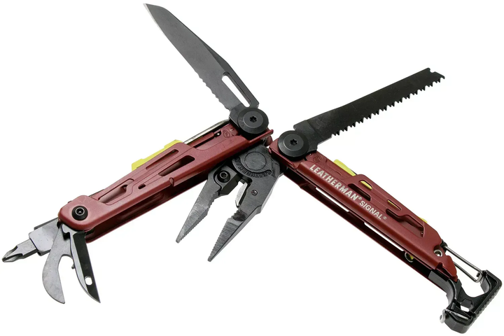 Мультитул Leatherman Signal Crimson, нейлоновий чохол (832745) - зображення 7