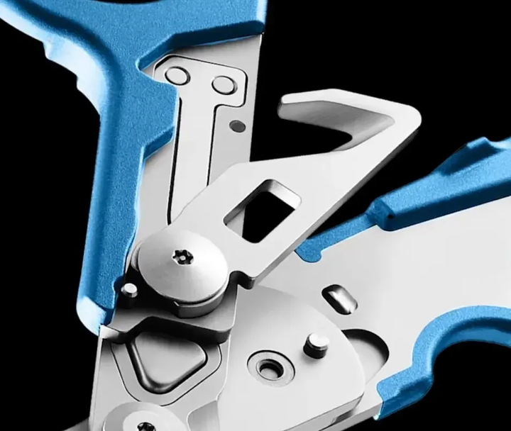 Ножиці-мультитул Leatherman Raptor Rescue, блакитні, utility чохол (832609) - Фото 8 Ножиці-мультитул Leatherman Raptor Rescue, блакитні, utility чохол (832609) - зображення 8