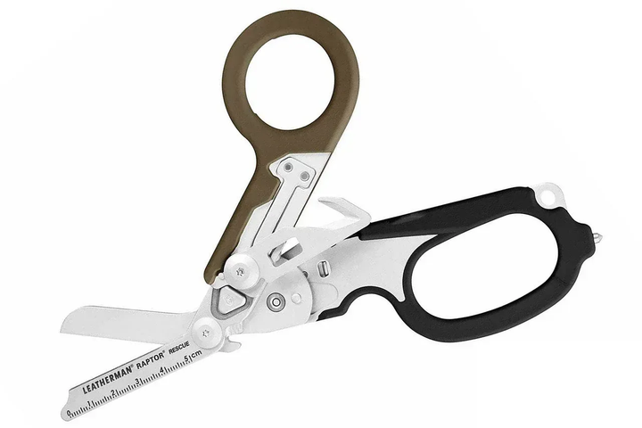 Ножиці-мультитул Leatherman Raptor Rescue, чорні-пісочні, чохол MOLLE (833062) - зображення 4