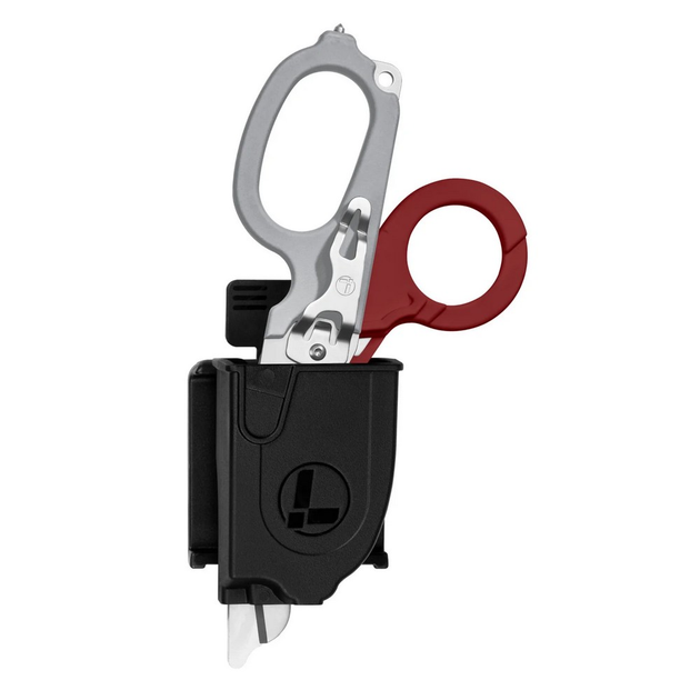 Ножиці-мультитул Leatherman Raptor Rescue, сіро-бордові, utility чохол (833482) - зображення 4